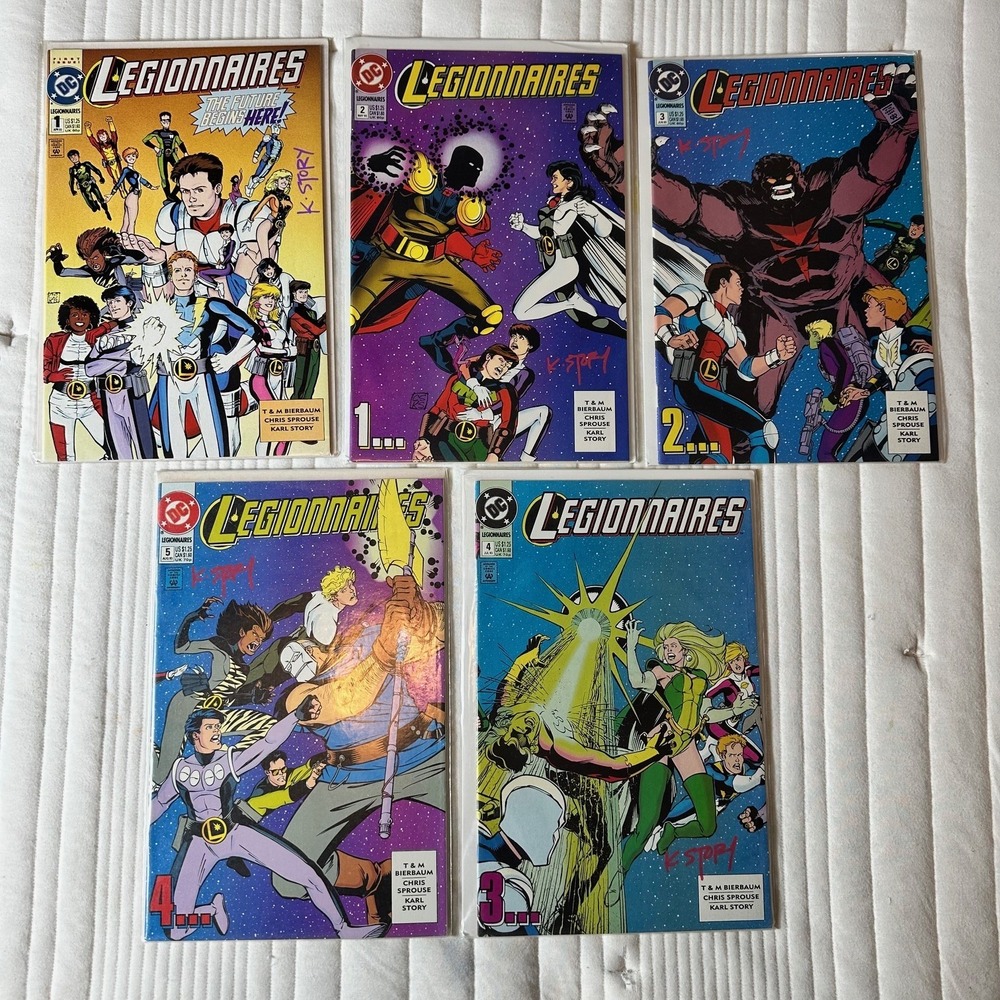 Legionnaires DC Comics 54 Book Lot Partial Run #1-77 Legion Super-Heroes